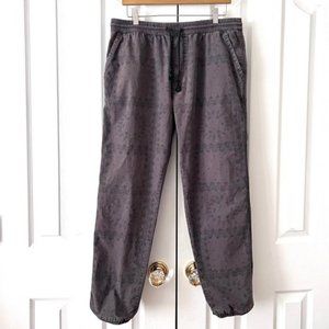 Your Neighbors Men's Gray Cotton Jogger Pants (L)
